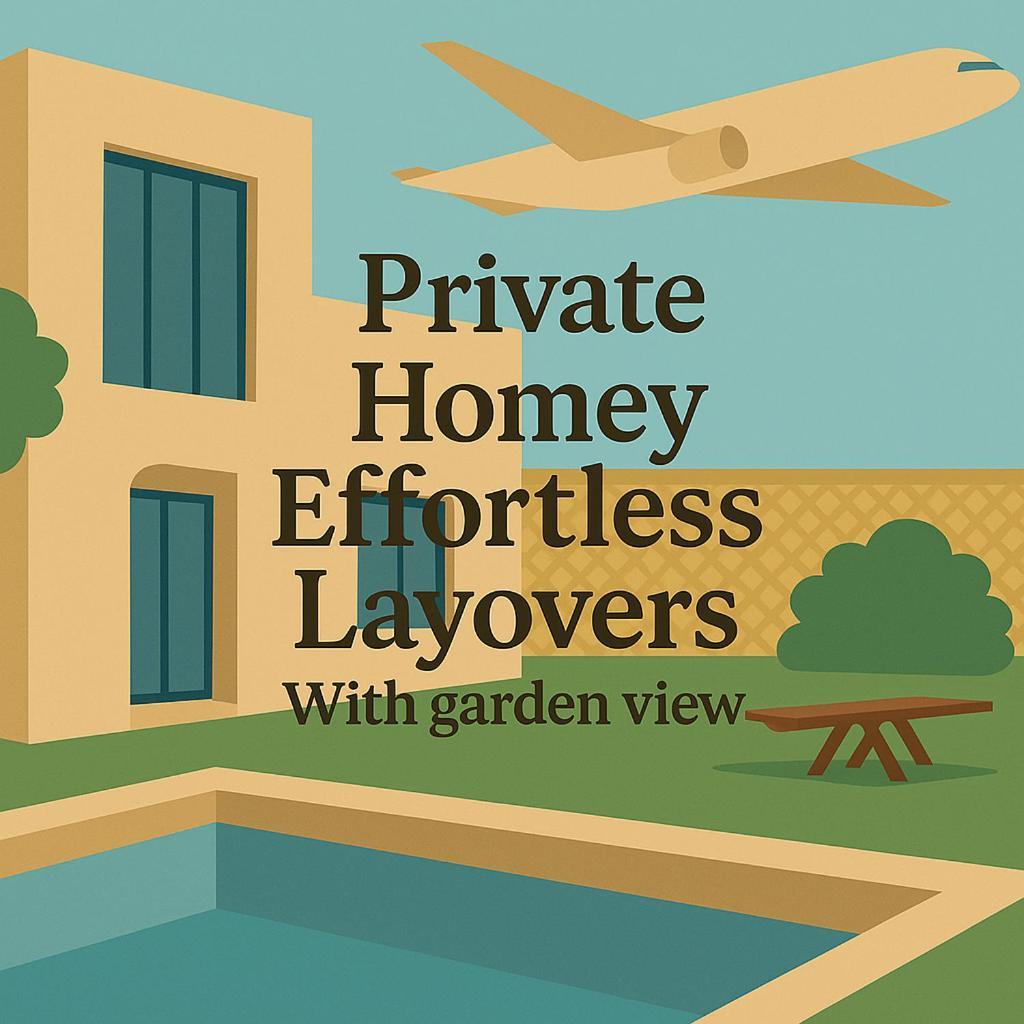 Aeropuerta Mini Villa - Private Layover Near Amman Airport Al Qastal ภายนอก รูปภาพ